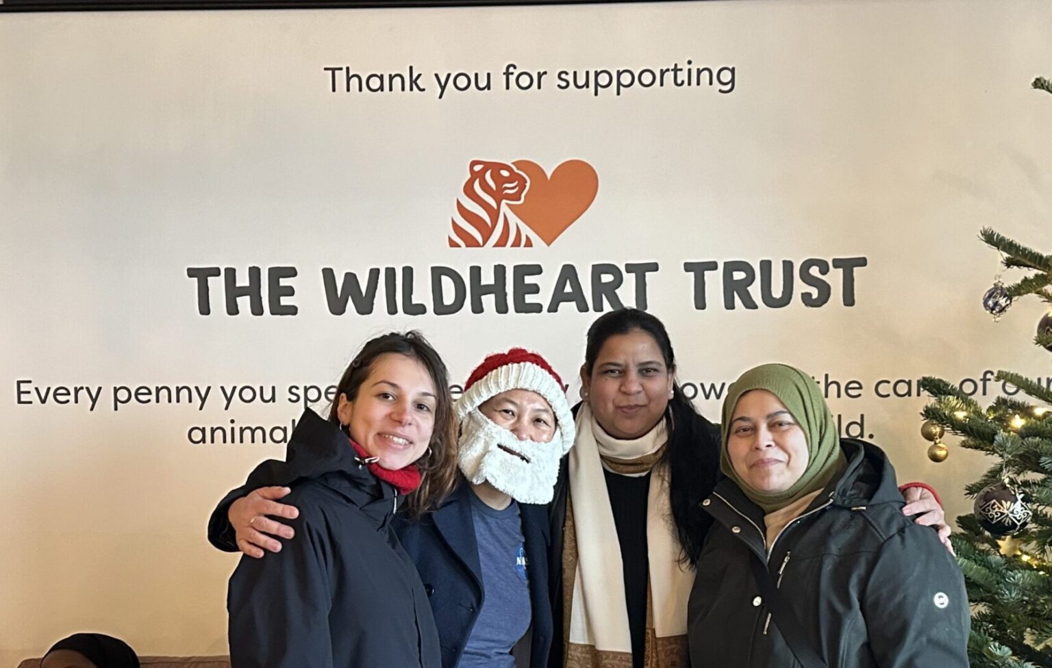 WBI team photo at the Wildheart Animal Sanctuary on the Isle of Wight